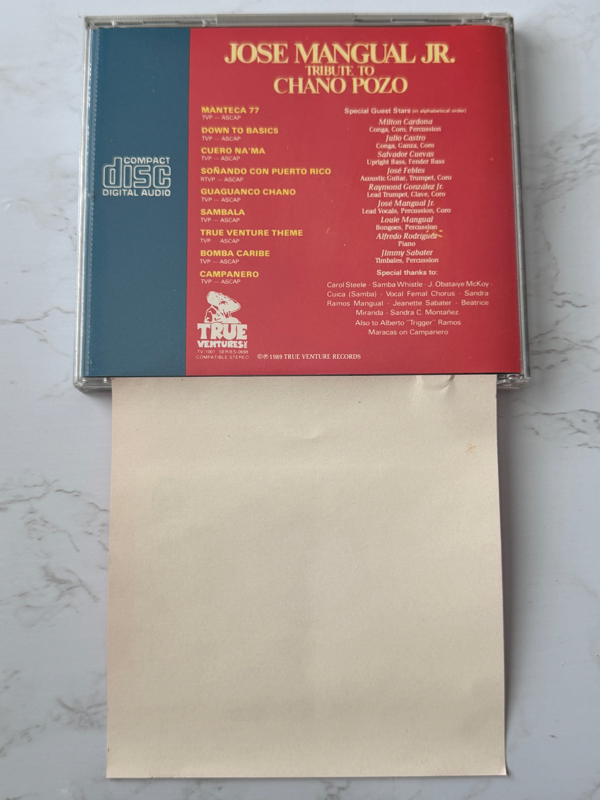 Jose Mangual Jr. – Tribute To Chano Pozo (1989)