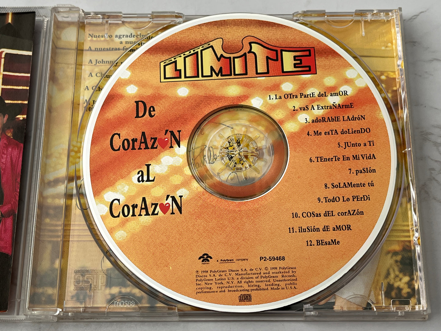 Limite – De Corazón al Corazón (1998)