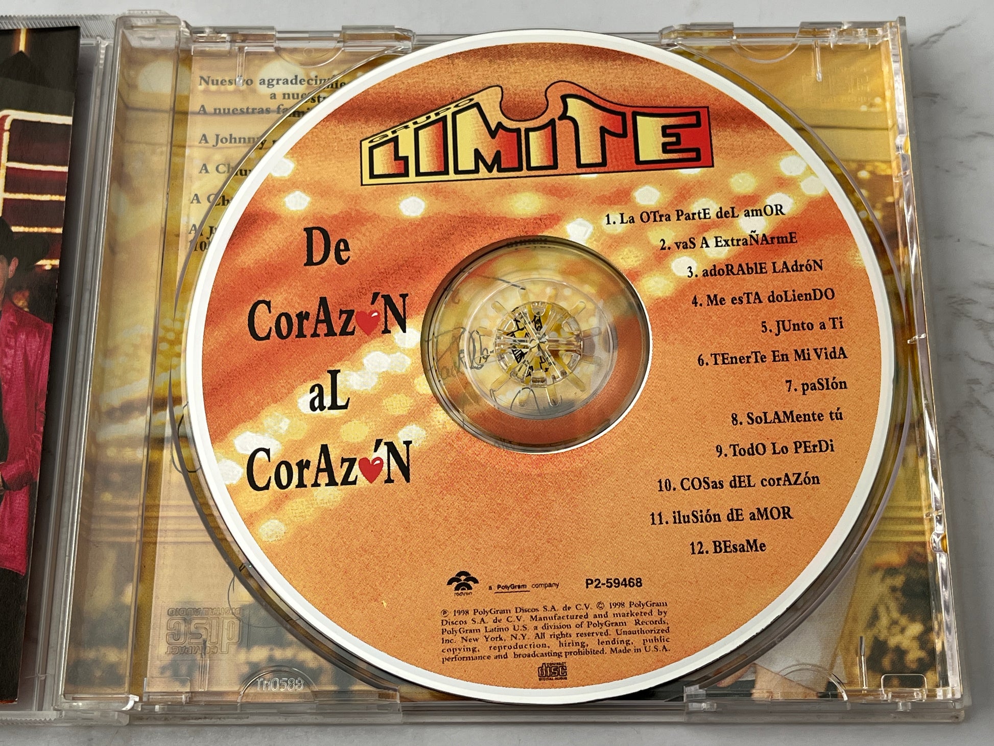 Limite – De Corazón al Corazón (1998)