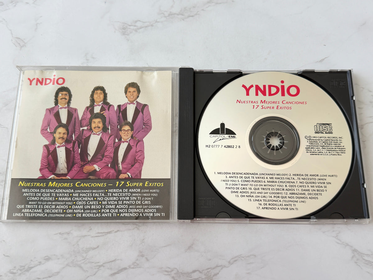 Grupo Yndio – Nuestras Mejores Canciones — 17 Súper Éxitos (1993)