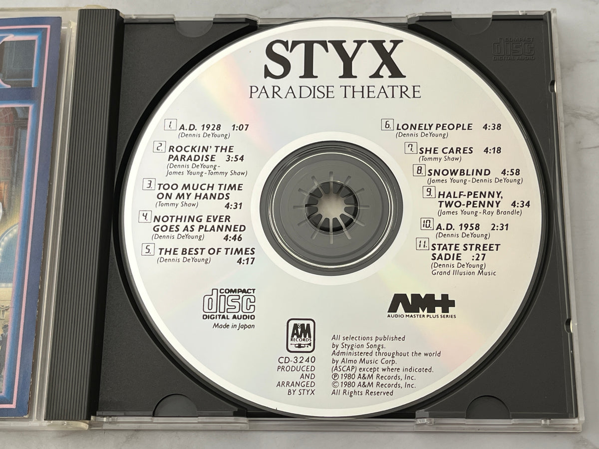 Styx – Paradise Theatre (1980) [JAPAN TARGET ERA]