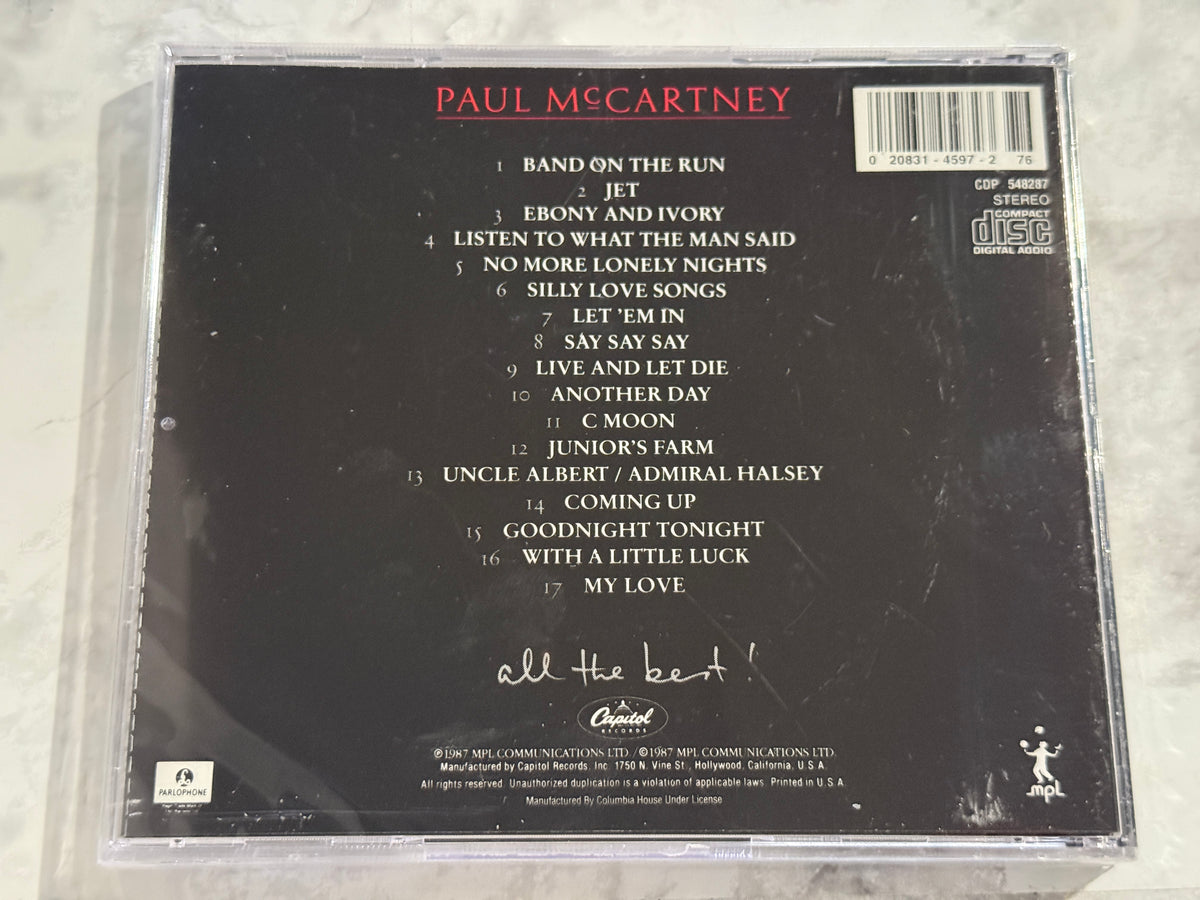 Paul McCartney – All The Best! (1987)
