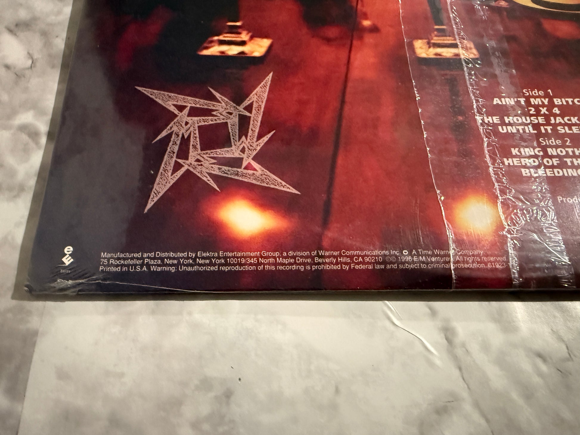 Metallica Load 2 LP 1996 ORIGINAL USA PRESS SEALED! Elektra 61923-1 w/Hype RARE!