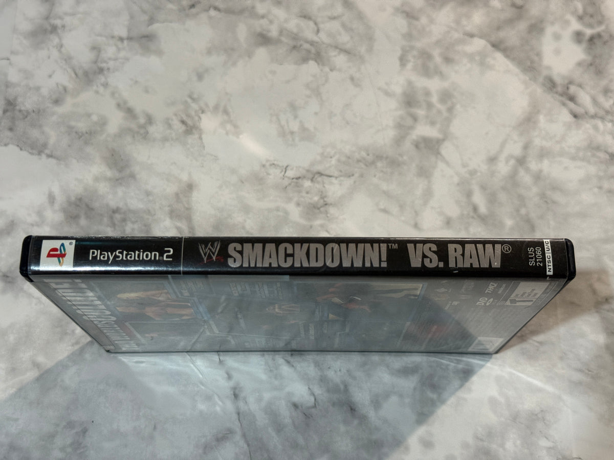 WWE SmackDown vs Raw PS2 2004 CIB Complete w/Manual THQ First In Series