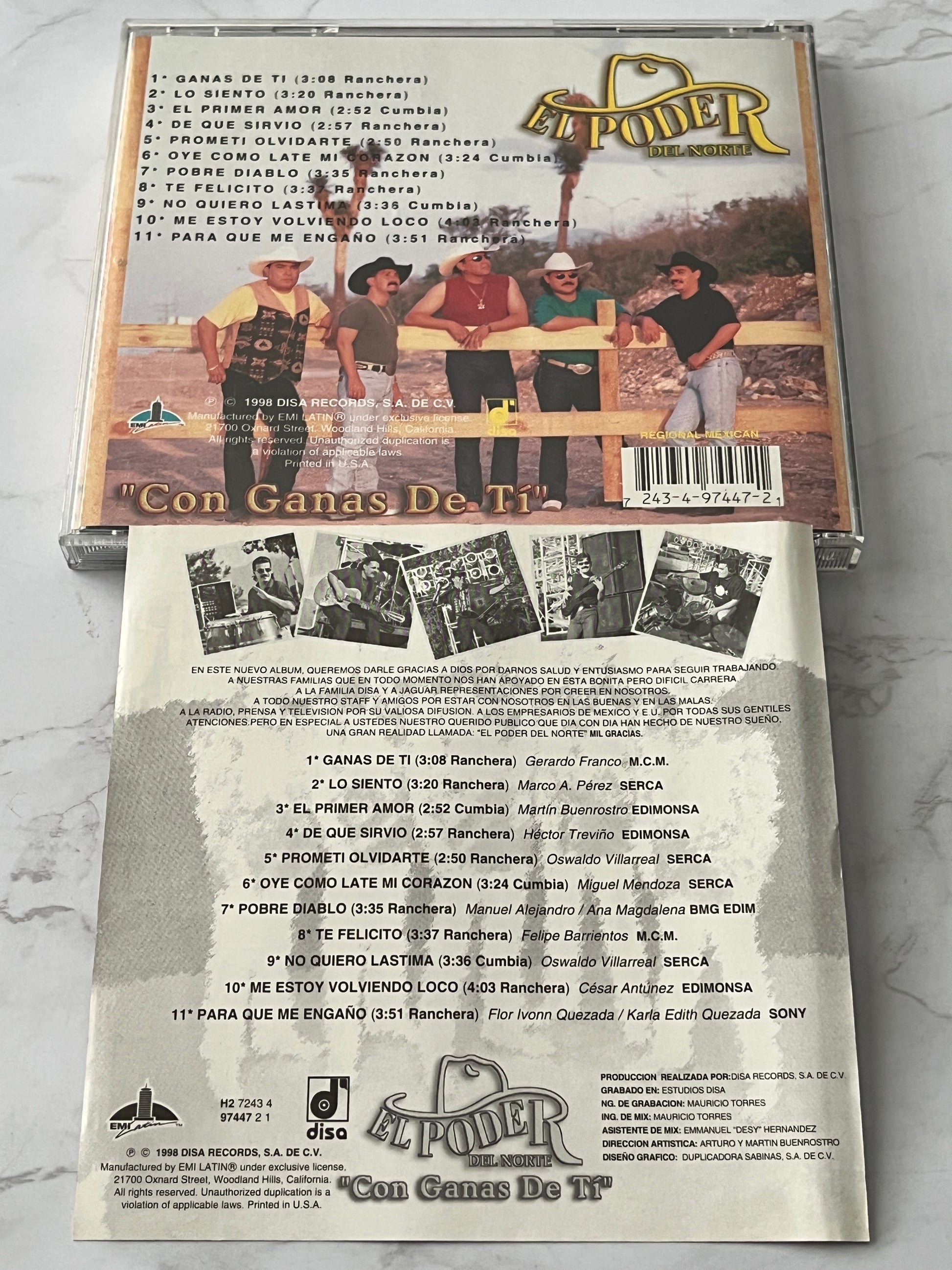 El Poder del Norte – Con Ganas de Ti (1998)