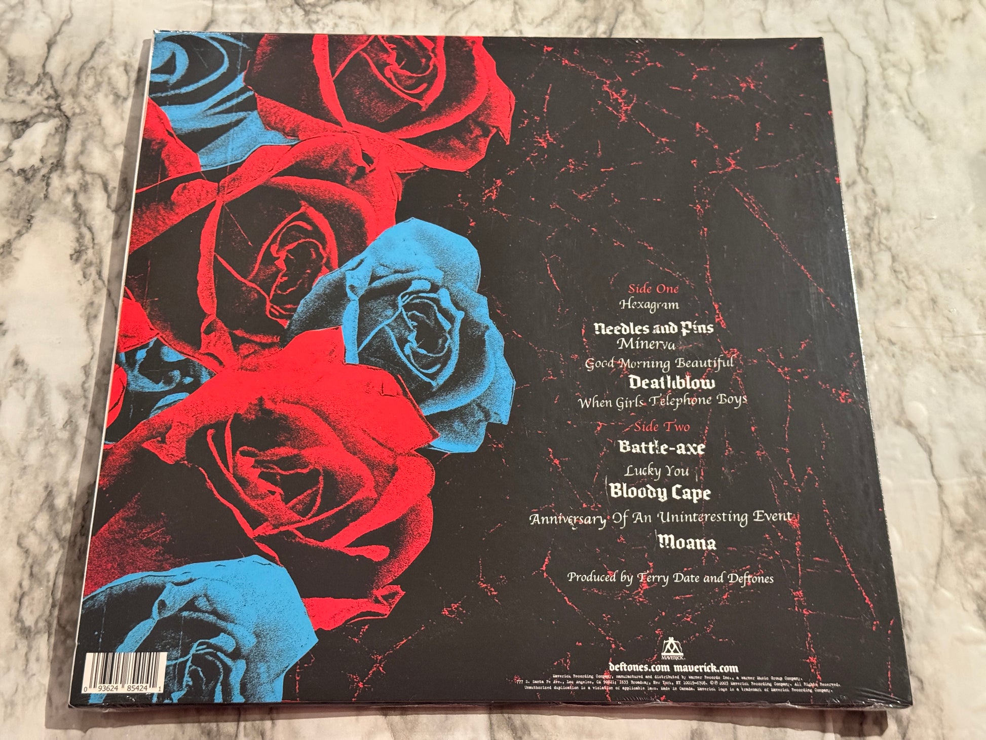 Deftones Self titled LP 2023 SEALED! Sky Blue Vinyl Maverick W/Hype sticker! OOP