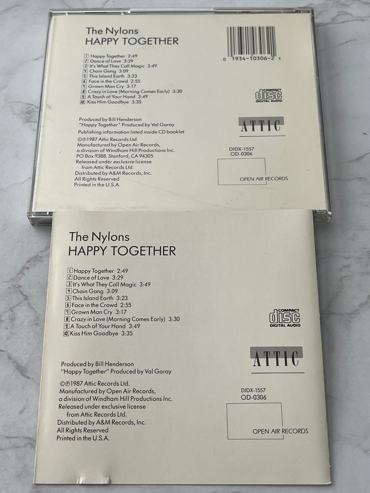 The Nylons – Happy Together (1987) [JAPAN TARGET ERA]