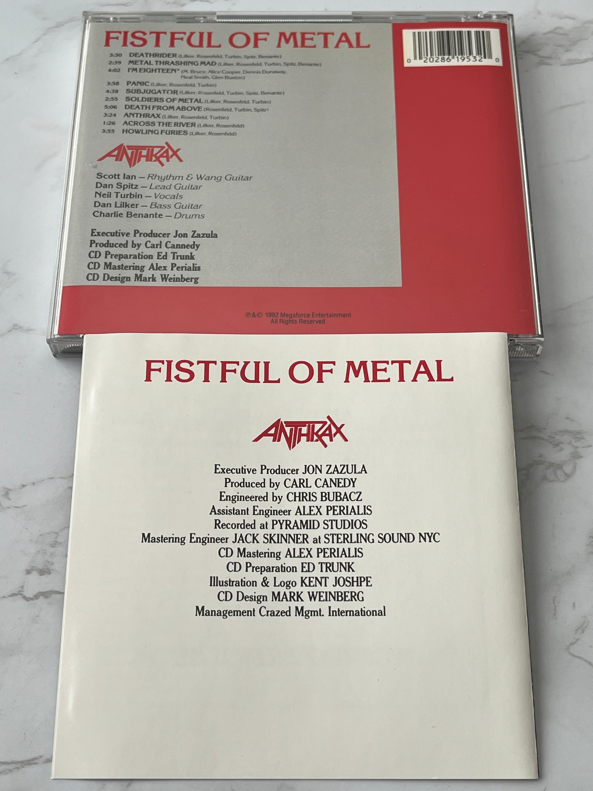 Anthrax – Fistful Of Metal (1992)