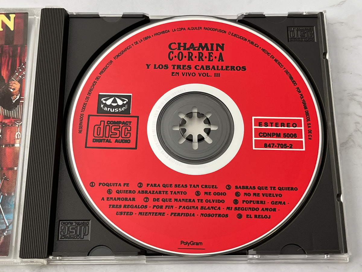 Chamin Correa y Los Tres Caballeros – En Vivo Vol. III (1990)