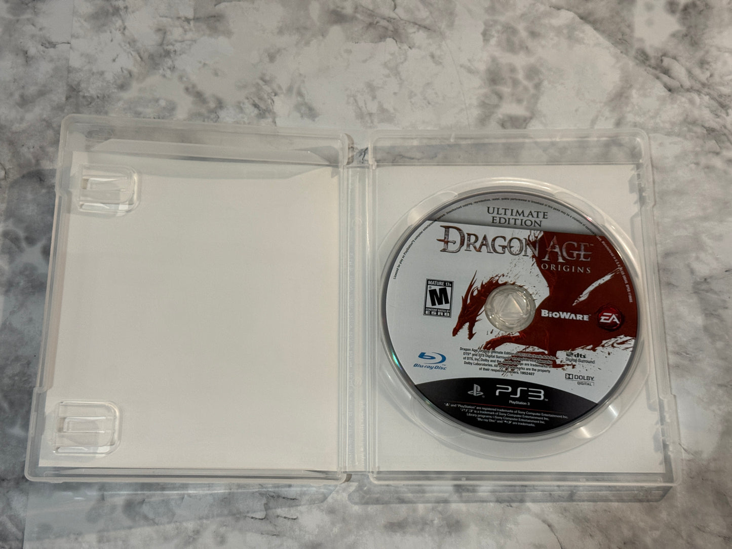 Dragon Age Origins Ultimate Edition PS3 BioWare EA All 7 DLC Packs On Disc