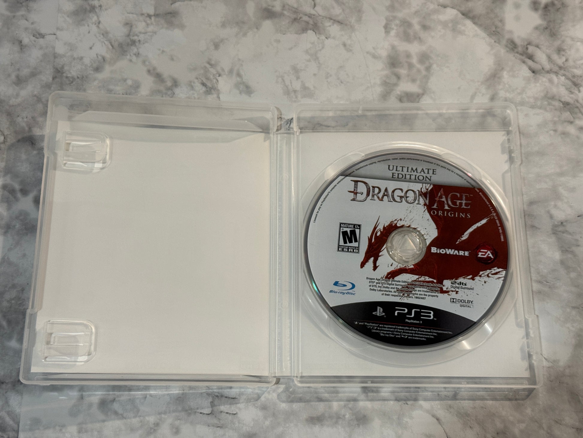 Dragon Age Origins Ultimate Edition PS3 BioWare EA All 7 DLC Packs On Disc
