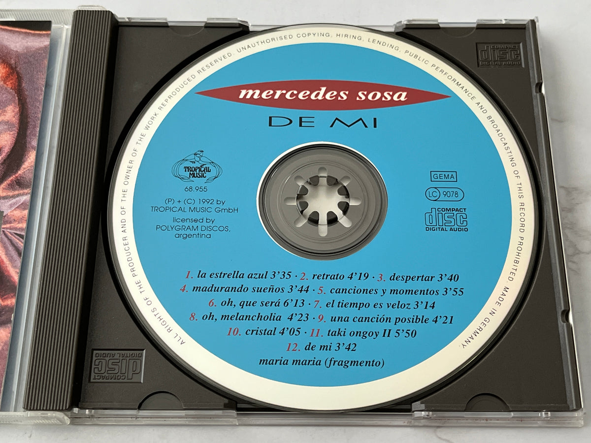 Mercedes Sosa – De Mi (1992) [GERMAN PRESS]