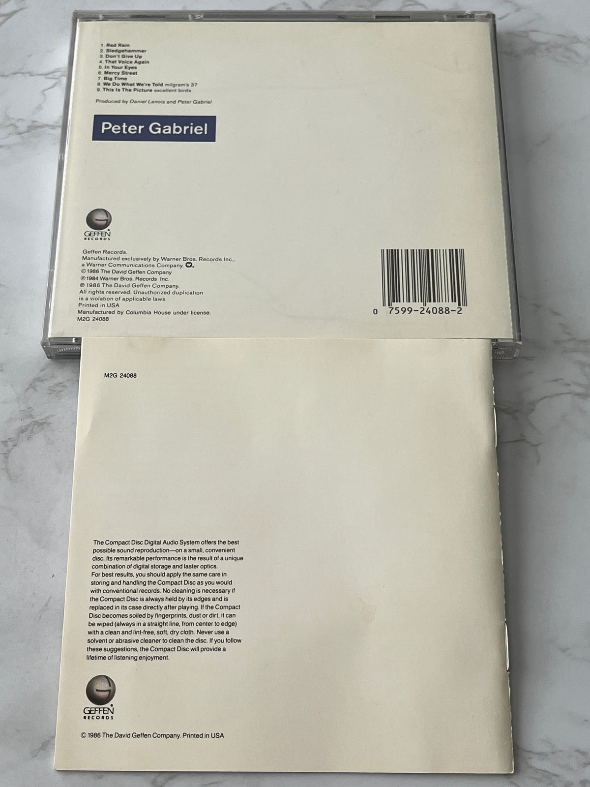 Peter Gabriel – So (1986) [DADC PRESS]