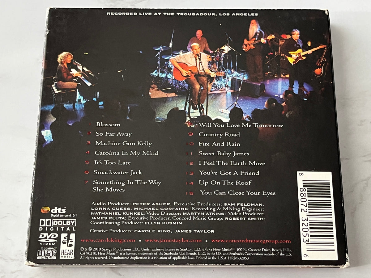 Carole King & James Taylor – Live At The Troubadour (CD + DVD) (2010)