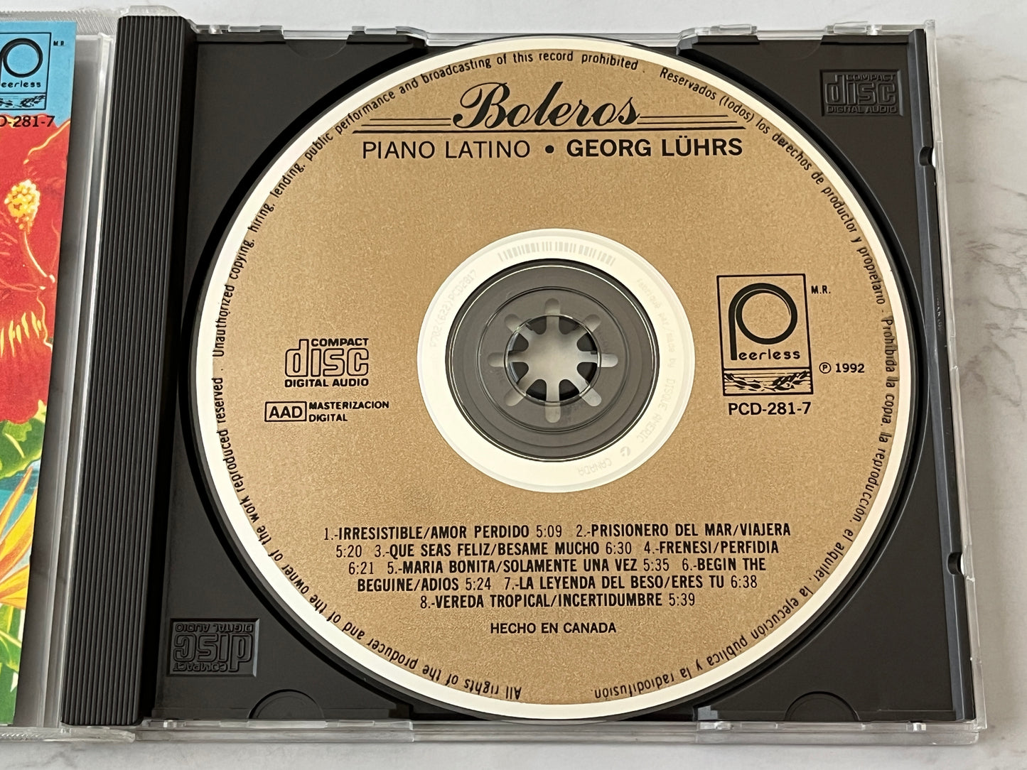 Georg Lührs – Boleros: Piano Latino (1992) [CANADA PRESS]