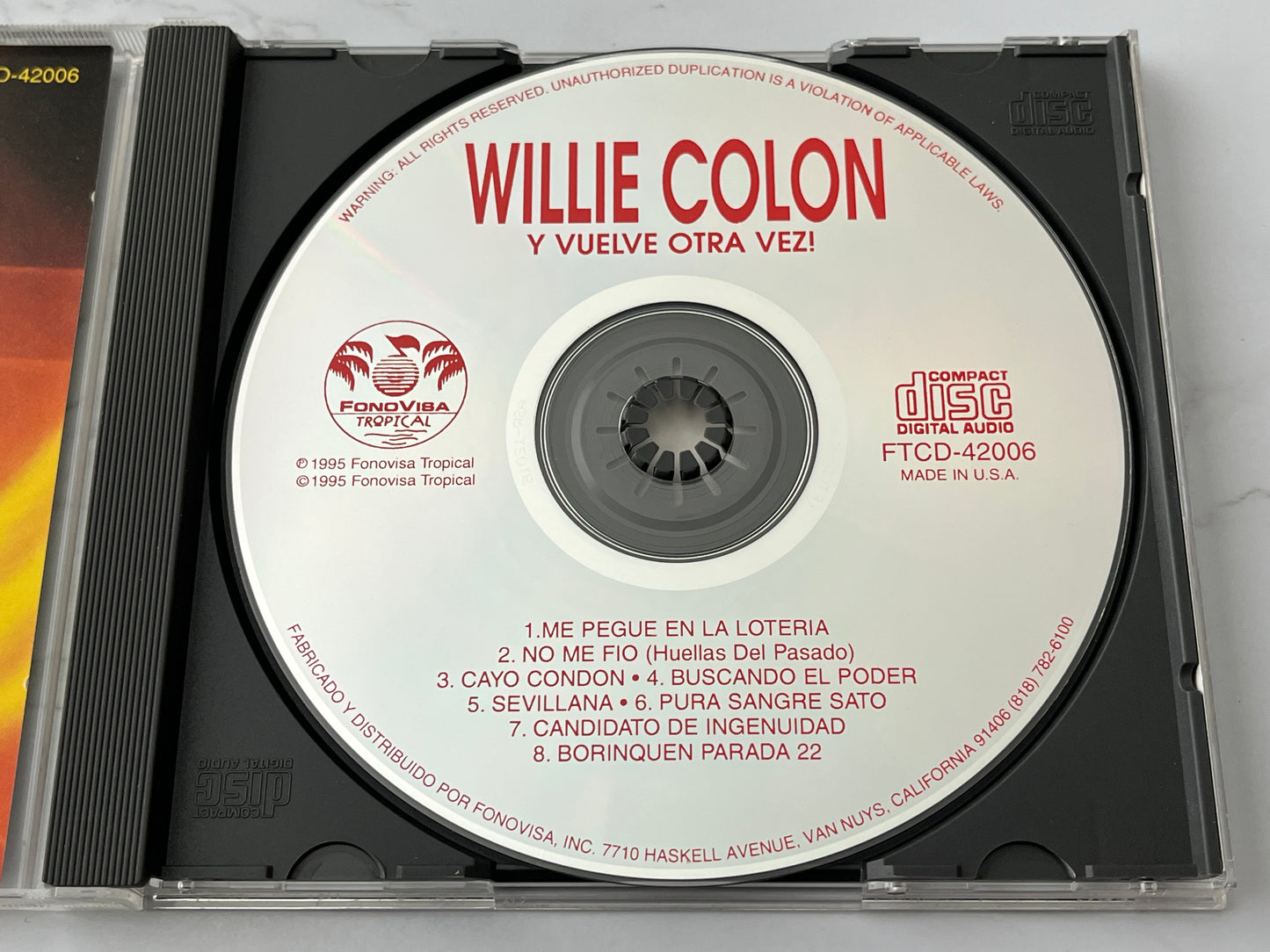 Willie Colón – Y Vuelve Otra Vez! (One More Time) (1995)