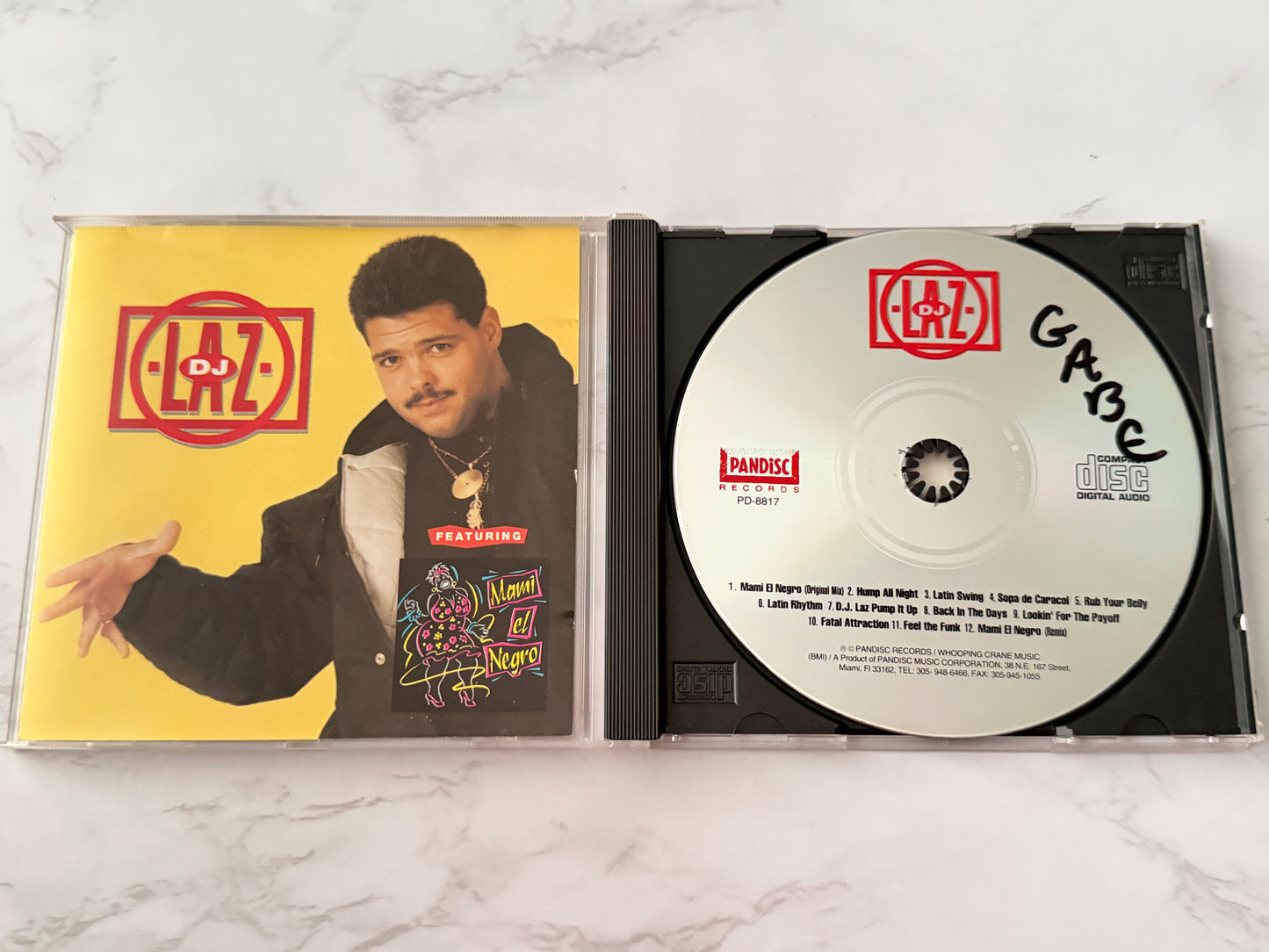 DJ Laz – Gabe (1993) [USA SILVER DISC]