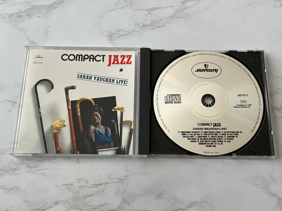 Sarah Vaughan – Compact Jazz: Sarah Vaughan Live! (1987)