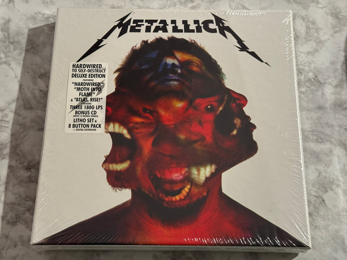 Metallica Hardwired To Self-Destruct 3 LP SEALED Deluxe w/PROMO Slipmat+Sticker!