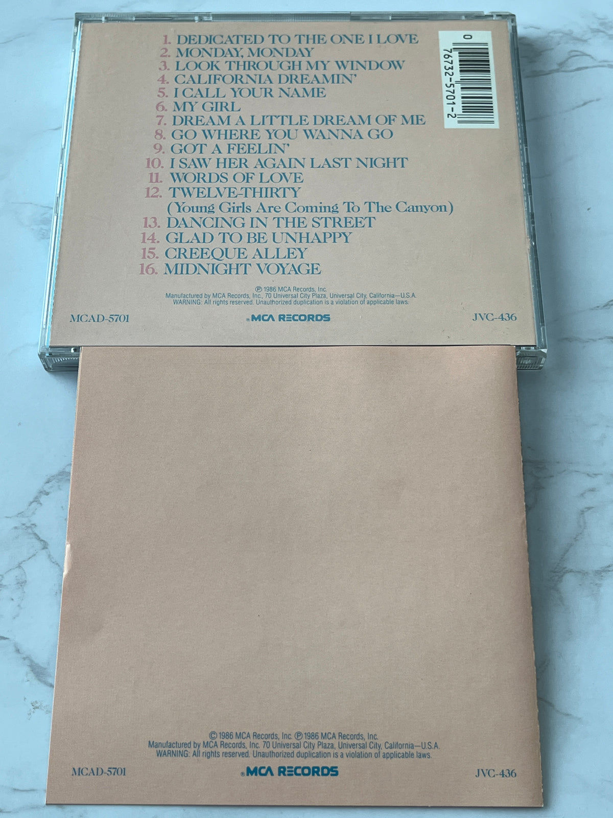 The Mamas & The Papas – 16 Of Their Greatest Hits (1985)