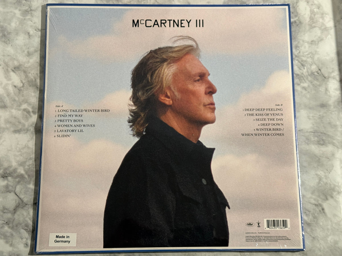 Paul McCartney McCartney III LP 2020 SEALED! Capitol Hype Sticker Germany Import
