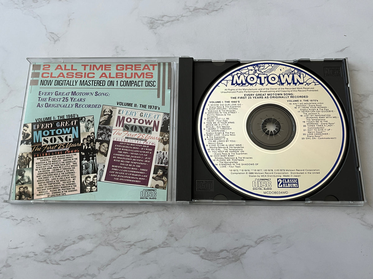 Every Great Motown Song: The First 25 Years Volumes I & II (1986) [JAPAN TARGET ERA]