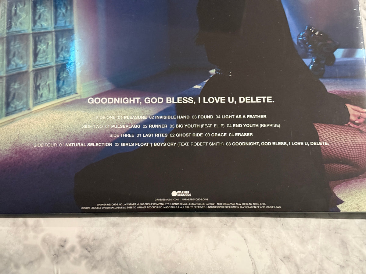 Crosses Goodnight God Bless 2 LP SEALED! METALLIC GOLD VINYL Numbered Litho RARE