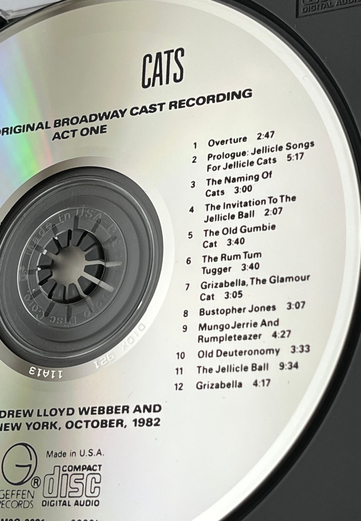 Andrew Lloyd Webber – Cats: Complete Original Broadway Cast Recording (2-CD Set) [DADC PRESS]