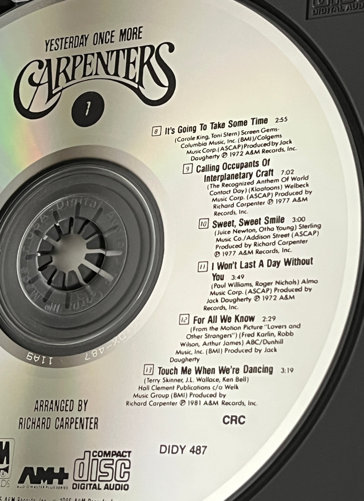Carpenters – Yesterday Once More (2-CD Set) (1985) [DADC PRESS]