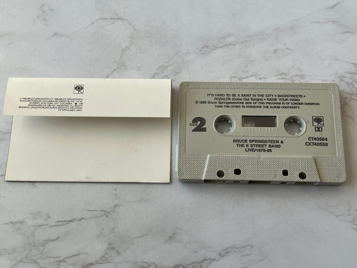 Bruce Springsteen & The E Street Band – Live 1975-85 (Tape 1 Only) (1986)
