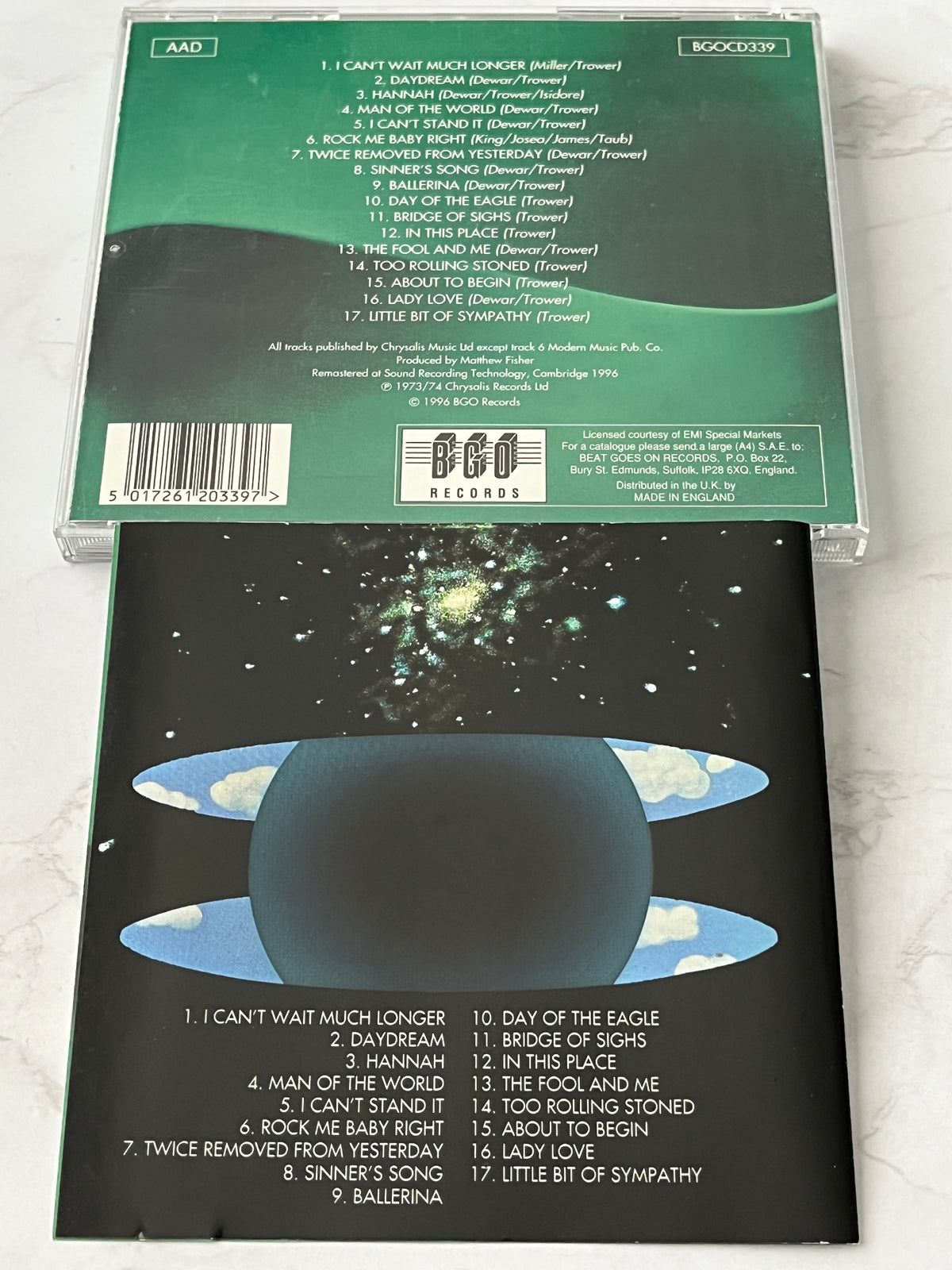 Robin Trower – Twice Removed From Yesterday / Bridge Of Sighs (2 Albums on 1 (1996) [UK PRESS]