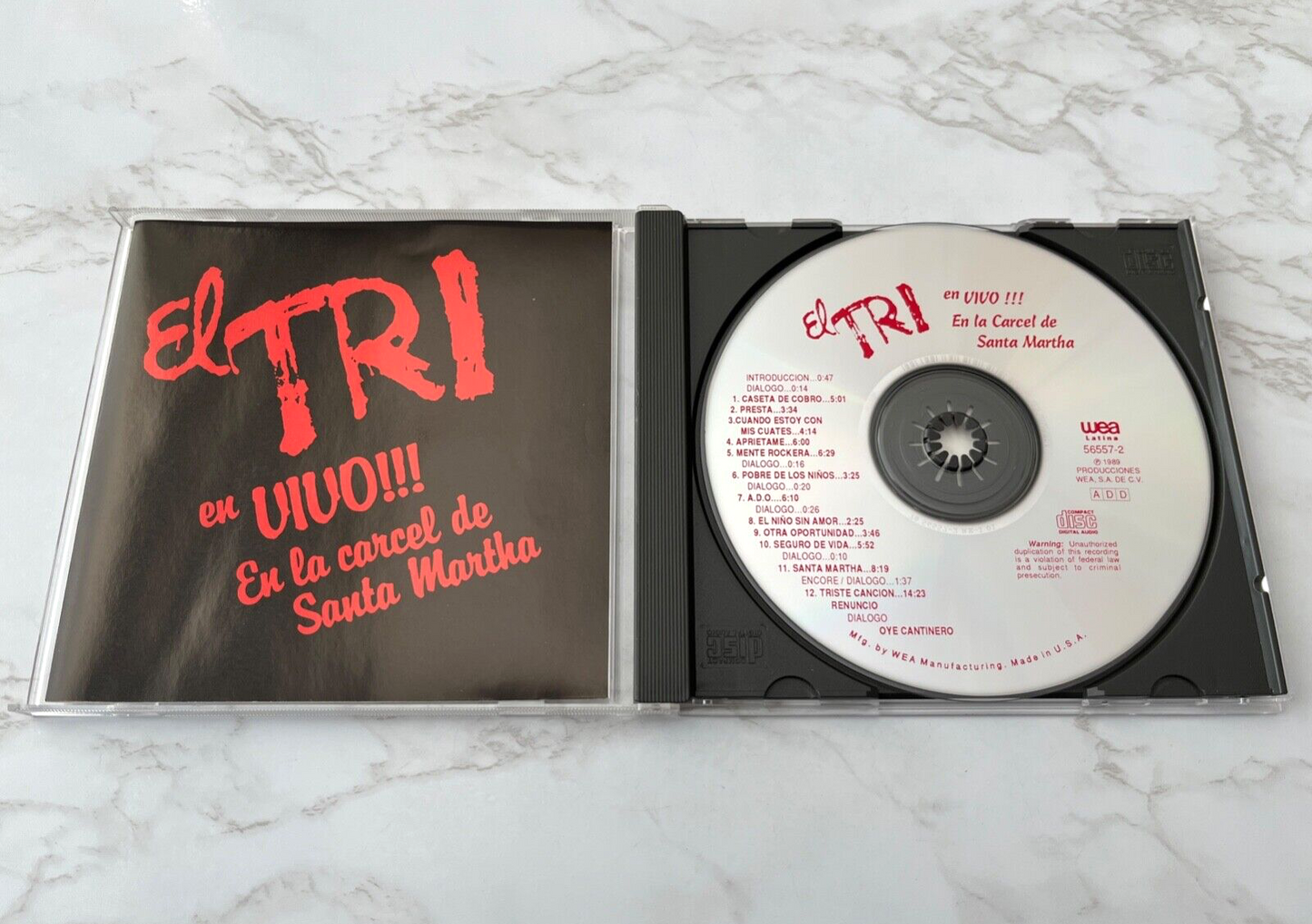 El Tri – En Vivo En La Carcel De Santa Martha (1989)