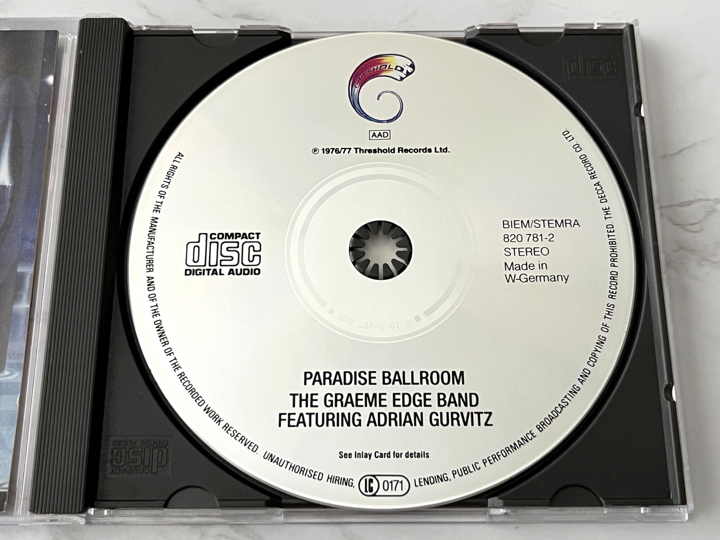 The Graeme Edge Band – Paradise Ballroom (1989) [GERMAN PRESS]