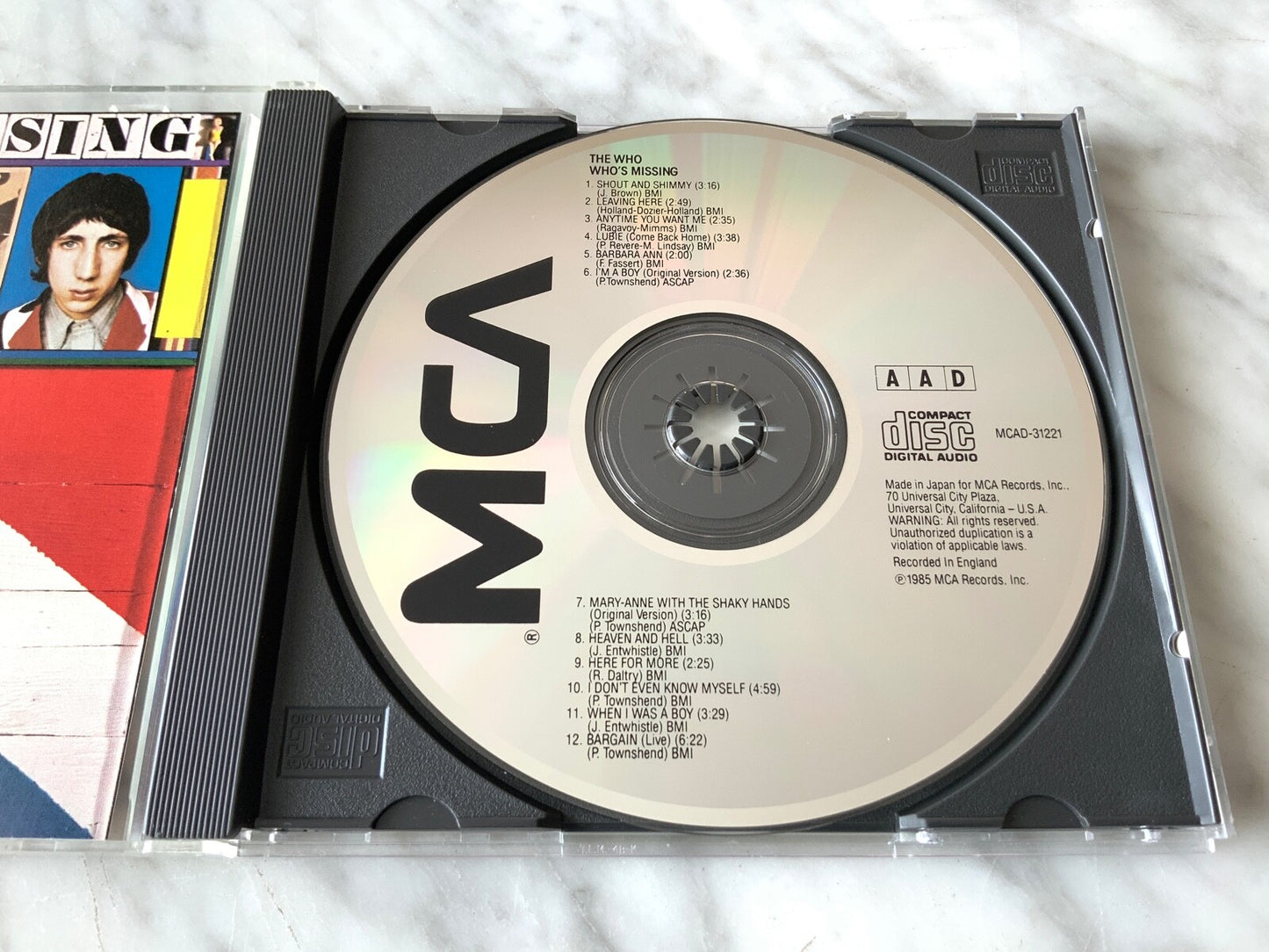 The Who – Who's Missing [JAPAN PRESS]
