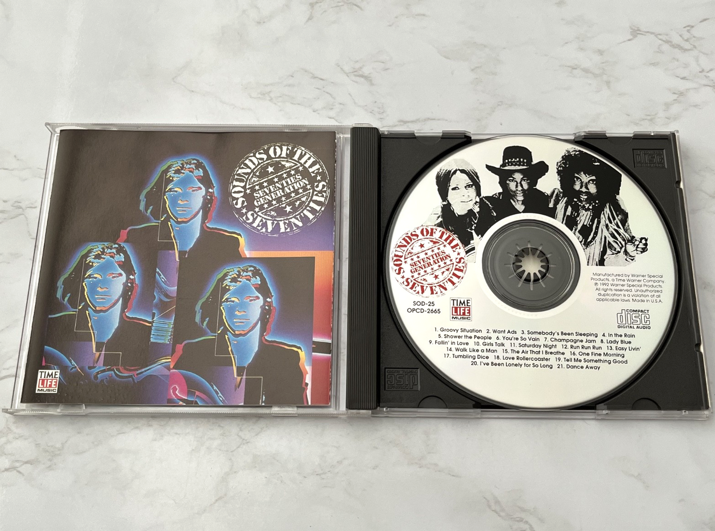 Bay City Rollers, Carly Simon, Roxy Music, Uriah Heep, Various – Time Life Sounds Of The Seventies Seventies Generation (1992)