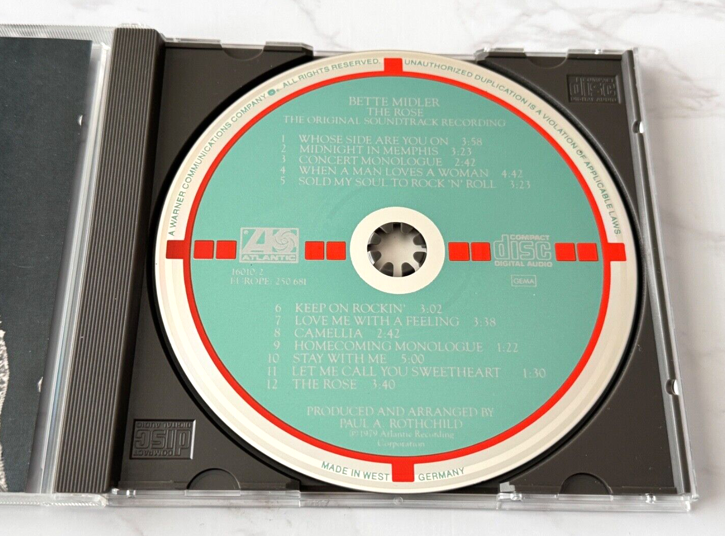 Bette Midler – The Rose [GERMAN PRESS]