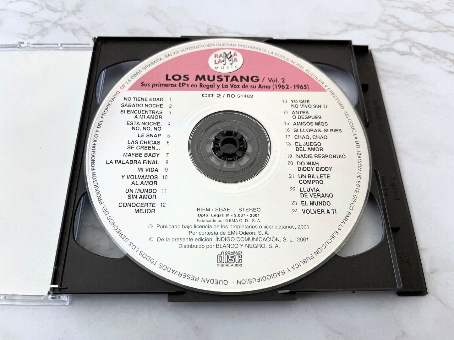 Los Mustang – Sus Primeros EPs En Regal Y La Voz De Su Amo 1962-1965 2 (2001)