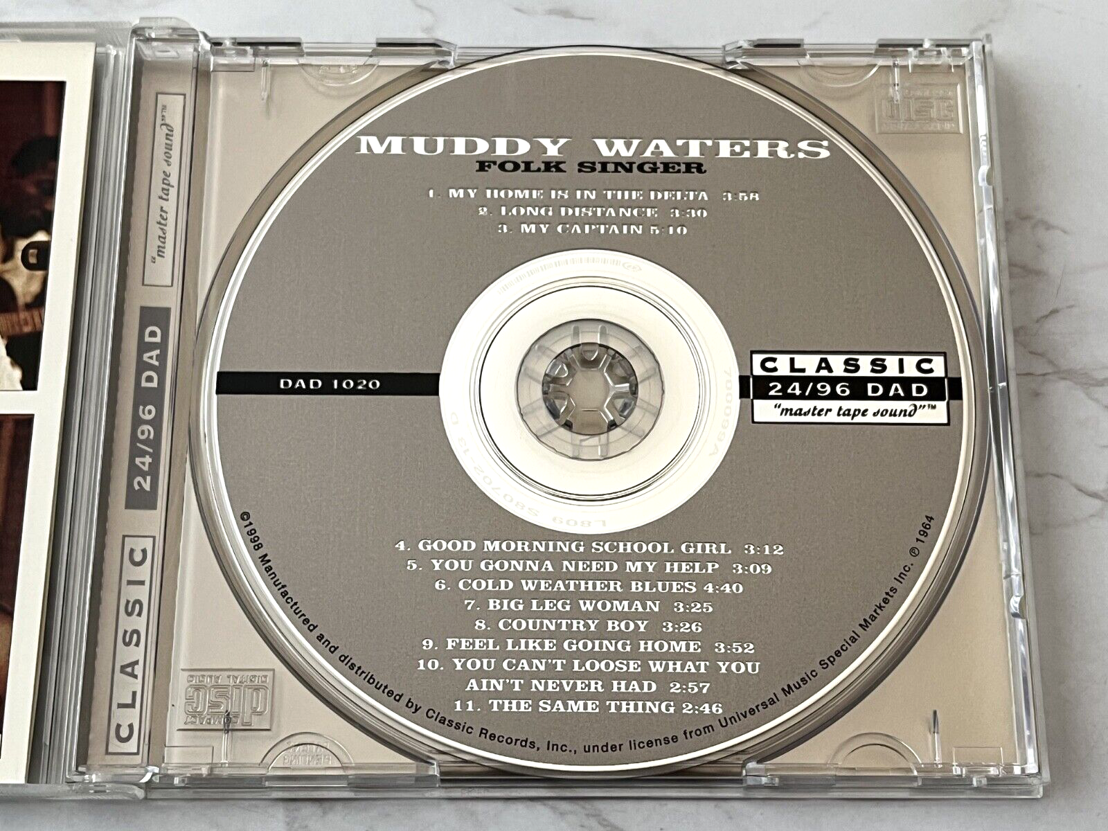 Muddy Waters – Folk Singer DVD 1998 Classic Records DAD 24/96 (1998)