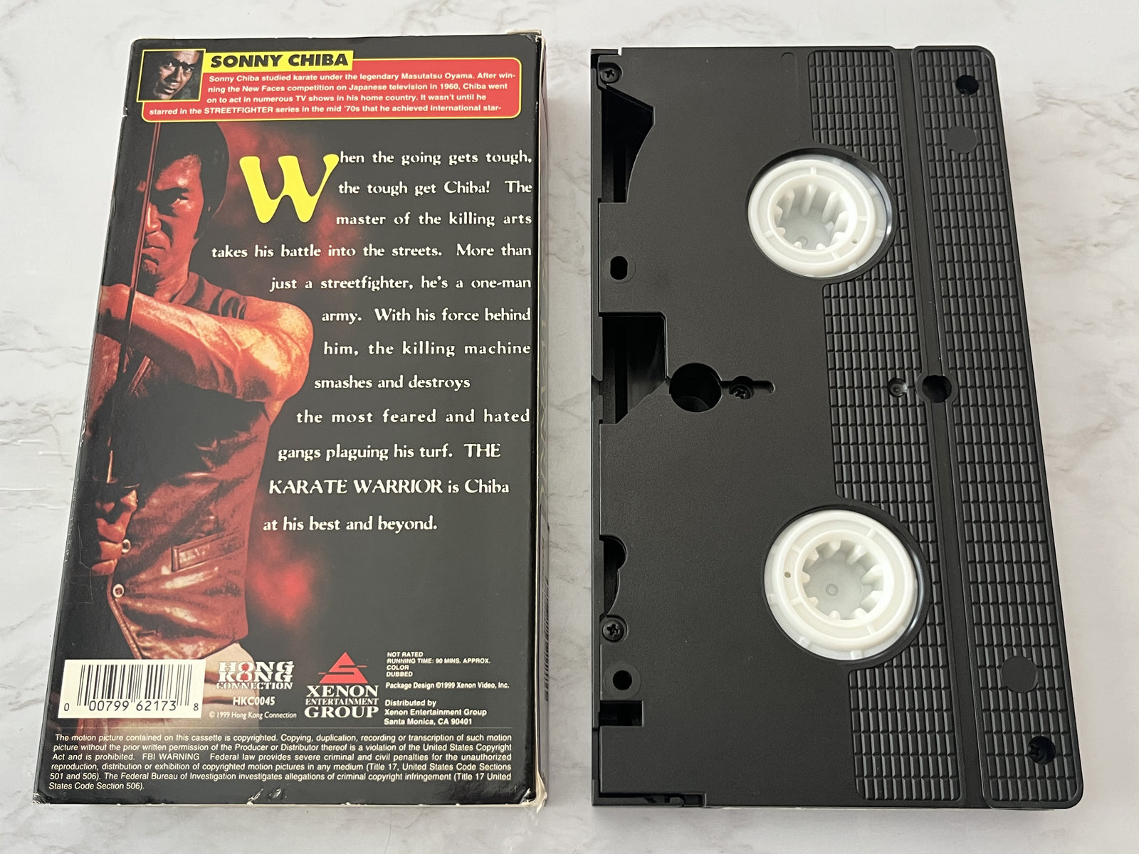 Karate Warrior VHS 1999 Hong Kong Connection HKC0045 Sonny Chiba, Kung Fu (1999)