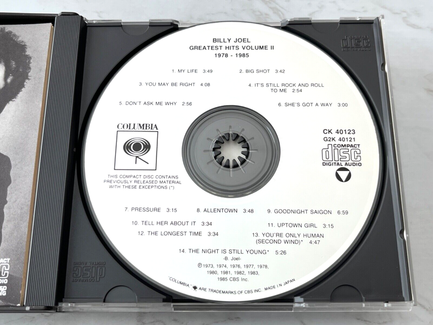 Billy Joel – Greatest Hits Vol. 1 & Vol. 2 2 (1985) [JAPAN PRESS]