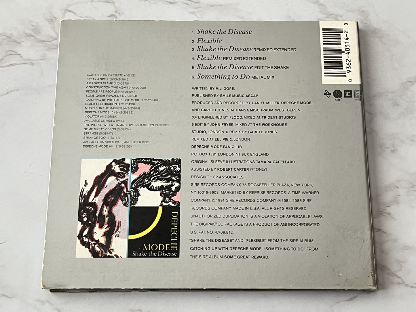 Depeche Mode – Depeche Shake The Disease (Digipak)