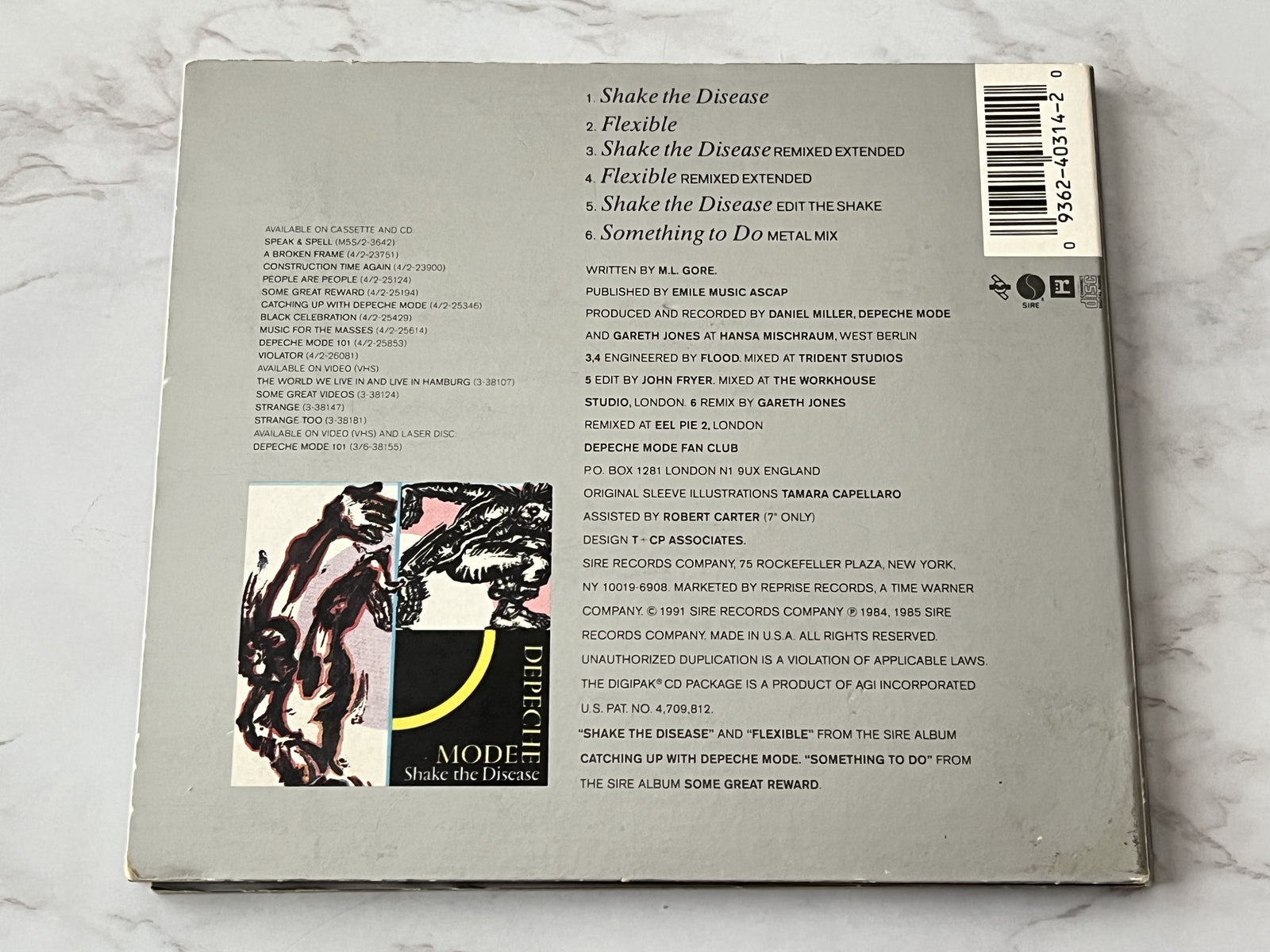Depeche Mode – Depeche Shake The Disease (Digipak)