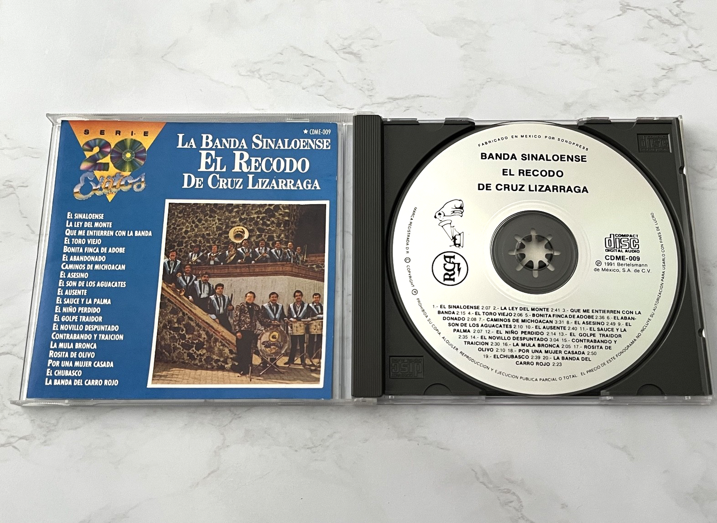 Banda El Recodo – La Serie De Los 20 Exitos (1991)