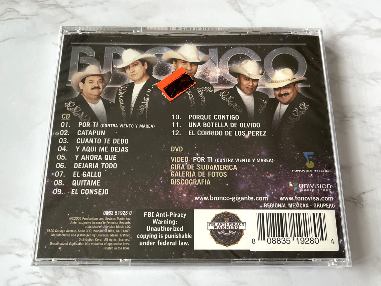 Bronco – El Gigante De America Por Ti (CD/DVD) (2005)