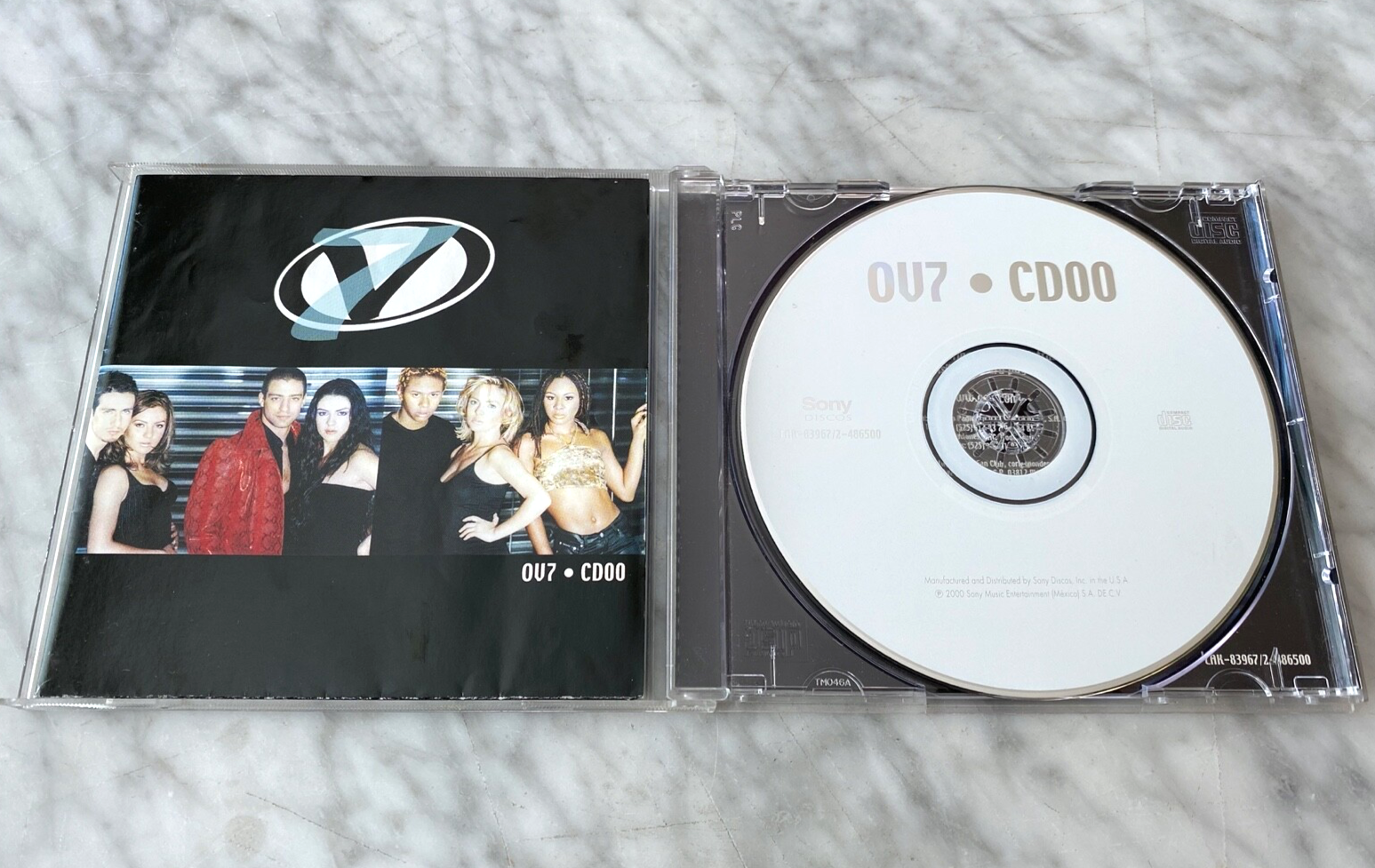 OV7 – OV7 CD00 CD ORIGINAL Sony Discos 2000 LAK-83967 Onda Vaselina, Kalimba, Volvere (2000)