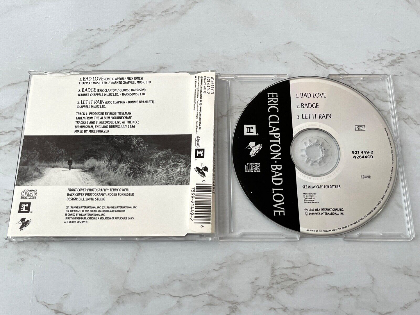 Eric Clapton – Bad Love (1989) [GERMAN PRESS]