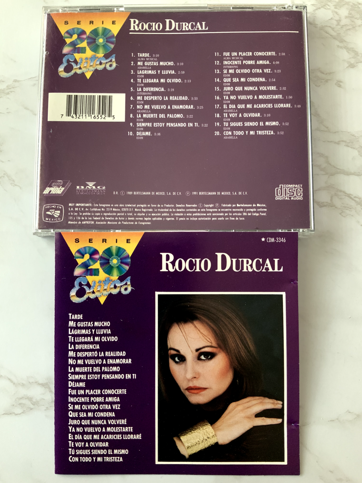 Rocio Durcal – La Serie De Los 20 Exitos (1991)
