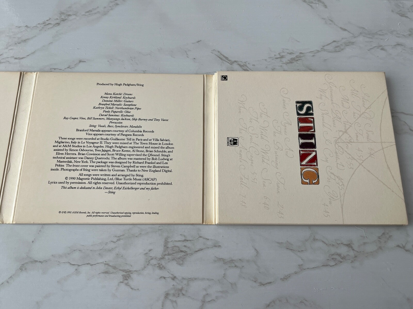 Sting – The Soul Cages (Digipak) (1991)