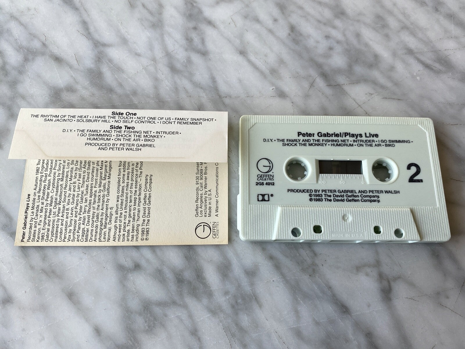Peter Gabriel – Plays Live (1982)