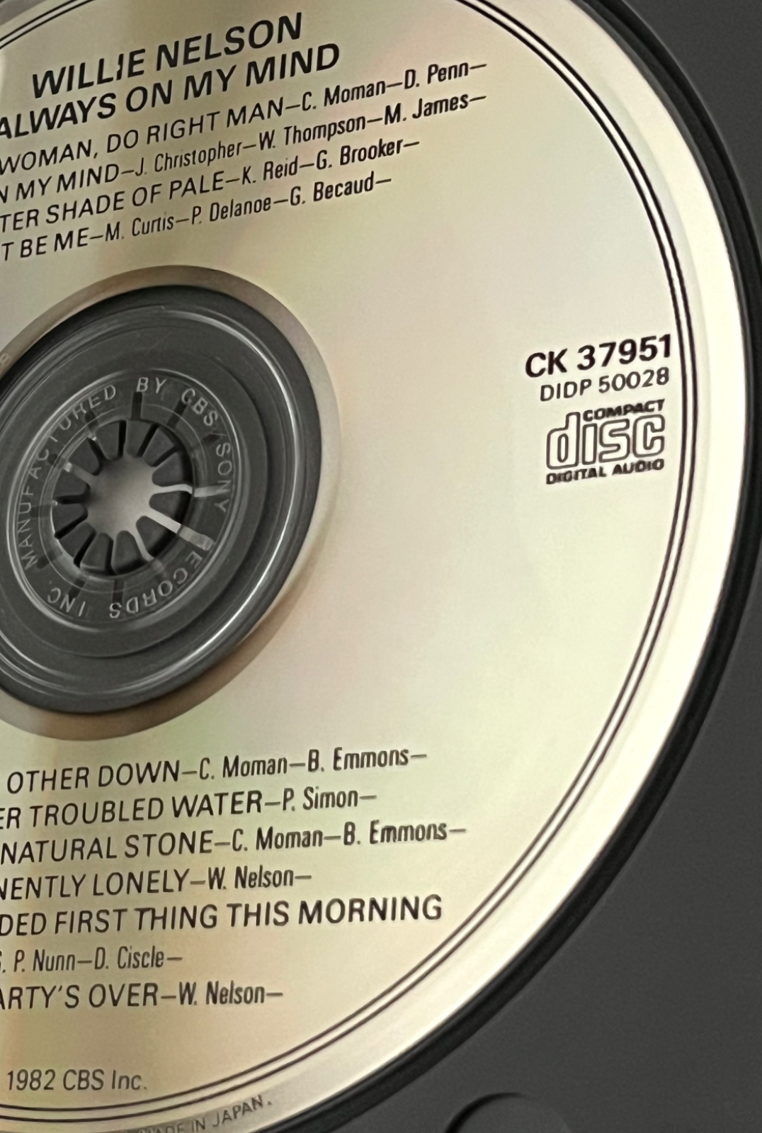 Willie Nelson – Always On My Mind [JAPAN PRESS]